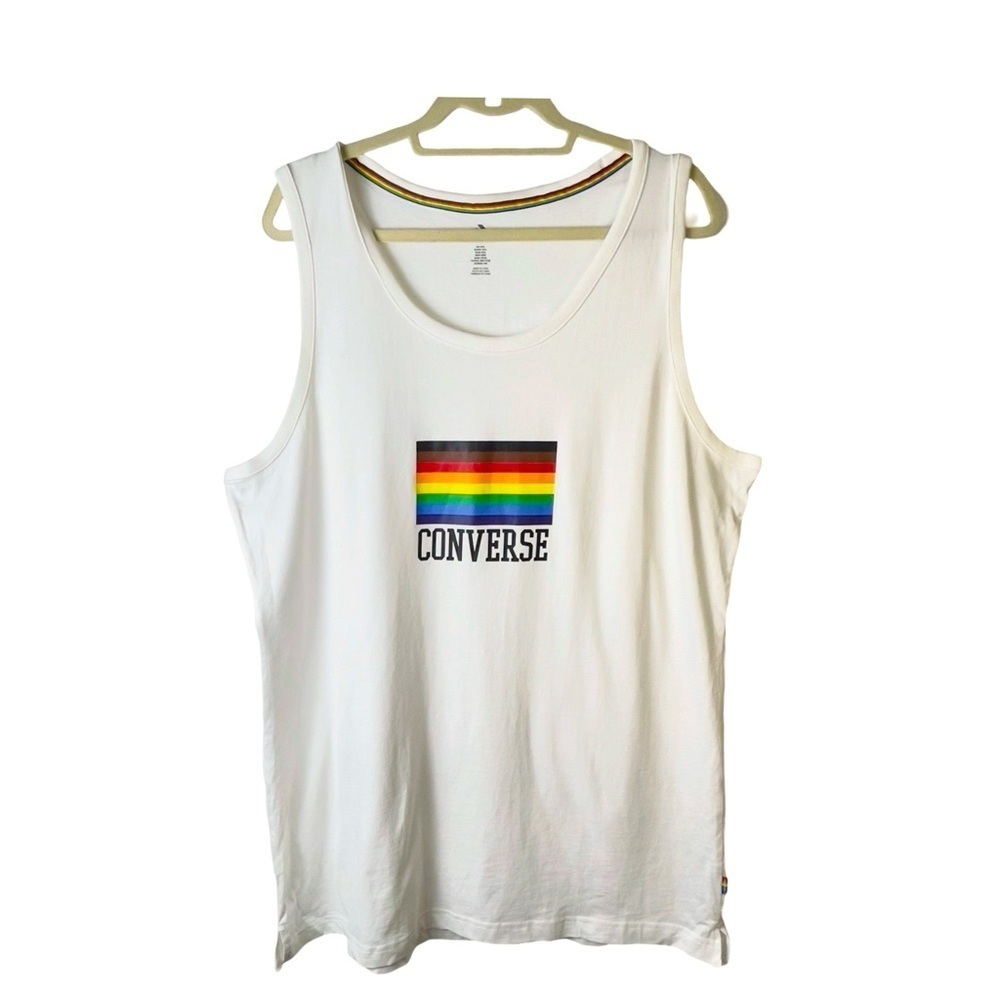 Converse Men's Pride Tank White (Large)